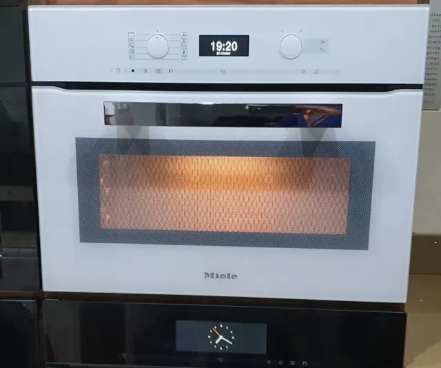 Miele H6400BM Combi Microwave Grill Oven| Built-in| WHITE - With Warranty