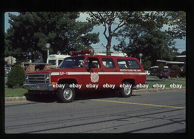 Scotch Plains NJ 1989 Chevrolet Suburban Chief car Fire Apparatus Slide