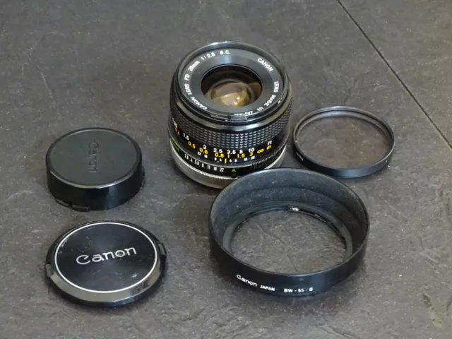 CANON FD 2,8/28mm S.C. LENS VINTAGE