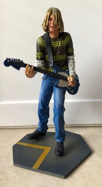 NECA Kurt Cobain Smells Like Teen Spirit 7” Action Figure With Base 2006 LOOSE