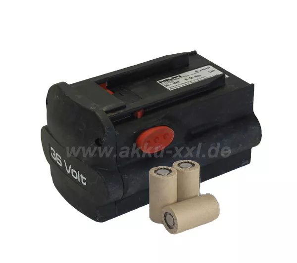 Akkuzellentausch für Hilti Akku BP6-86 36V 3000mAh NIMH für TE6-A