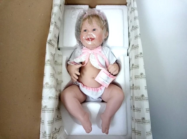 Ashton Drake -Porcelain Doll- 'Cute as a button'- Boxed- 1993- Titus Tomescu.