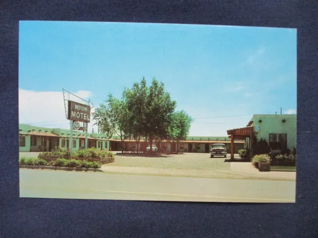 1950s Holbrook Arizona Western Motel Route 66 Postcard