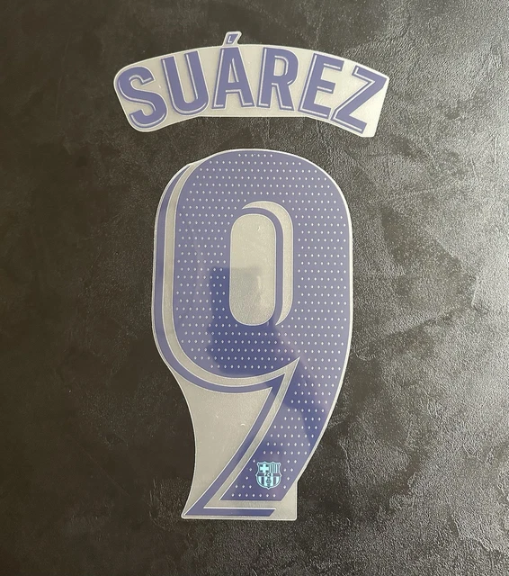 Flocage Officiel - FC Barcelone, Suarez, 2016/2017, Third