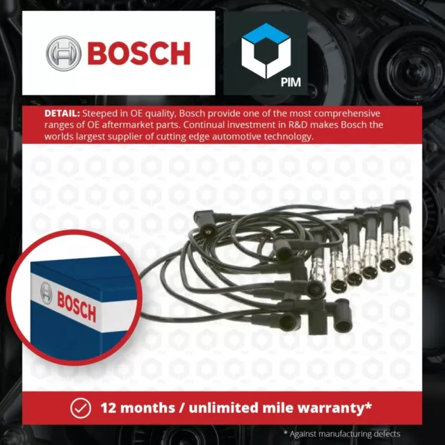 HT Leads Ignition Cables Set fits MERCEDES 300 3.0 88 to 93 M104.980 Bosch New