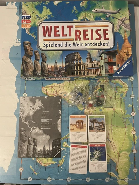 Ravensburger Weltreise Laufspiel Gesellschaftsspiel Brettspiel Reise 26888 NEU