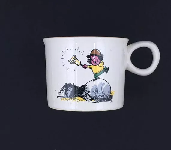 Vintage Thelwell Sleeping Pony Horse Coffee Cup Mug - Pfaltzgraff