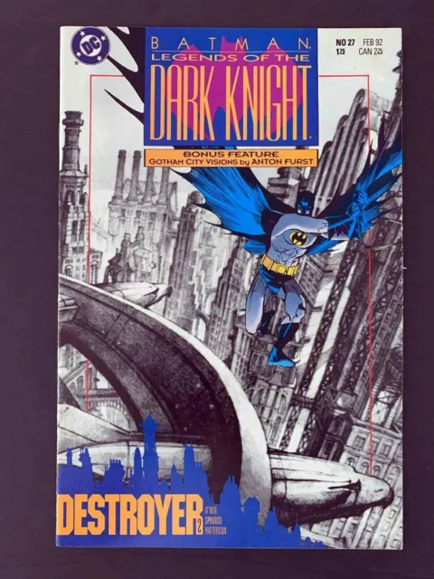 Batman Legends Of The Dark Knight #27  Dc Comics 1992 Vf+