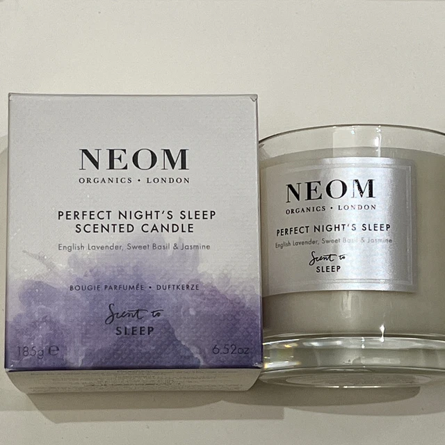 NEOM PERFECT NIGHT'S Sleep Scented Candle (1 Wick) New & Boxed 31.28