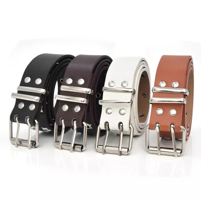 Punk Womens Mens Belt Waistband Belts Pin Buckle Casual Waist Strap For Jeans