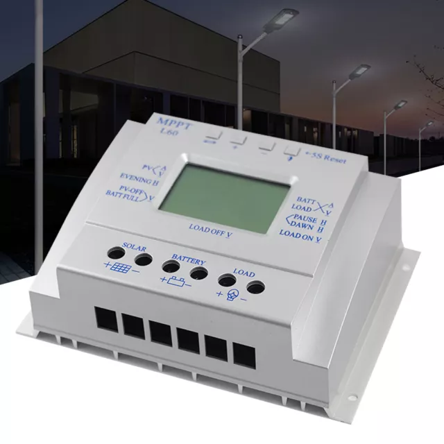 NUEVO regulador de carga solar MPPT 12V / 24V 60A / 80A controlador de carga solar salida de carga