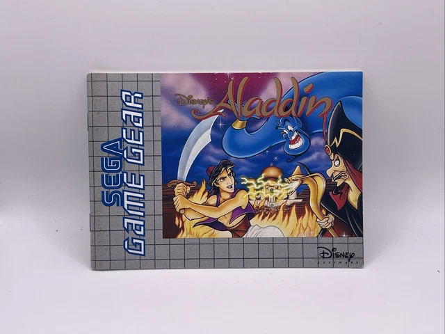 Ninja Gaiden Ds Notice/manuel D'instructions Aladdin Pour Sega Game Gear – Très Bon état – Éditeur SEGA Instruction Book Aladdin