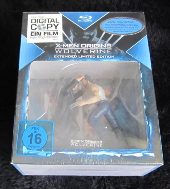 X-Men Origins: Wolverine Extended Limited Edition Box + Figur Blu-ray NEU/OVP