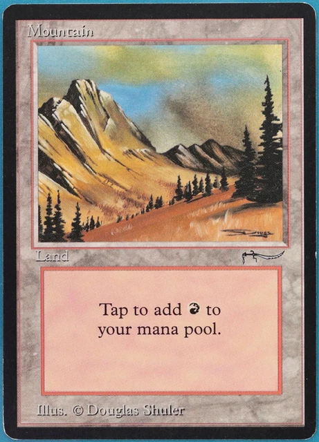 Mountain Arabian Nights NM Basic Land MAGIC GATHERING CARD (ID# 391517) ABUGames