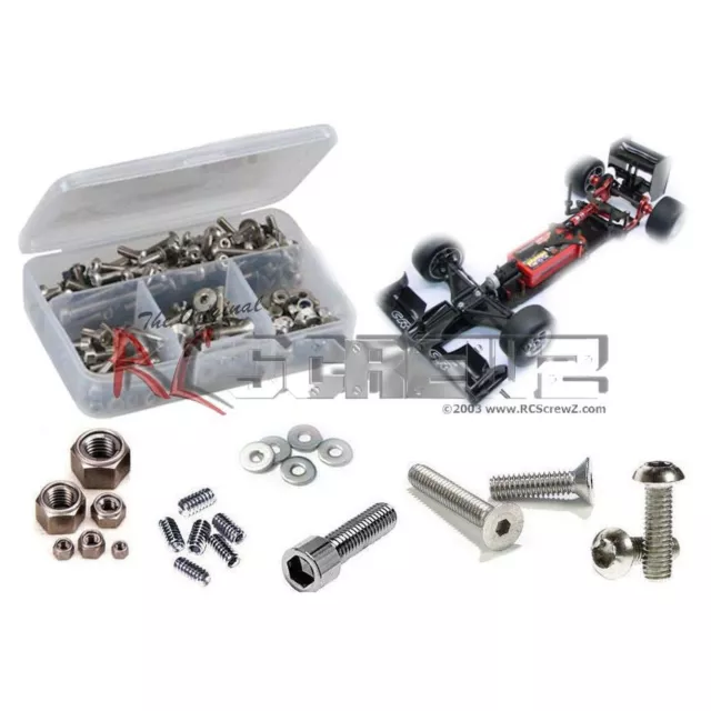 RCScrewZ Stainless Steel Screw Kit crc015 for CRC WTF-1 Formula 1/10th