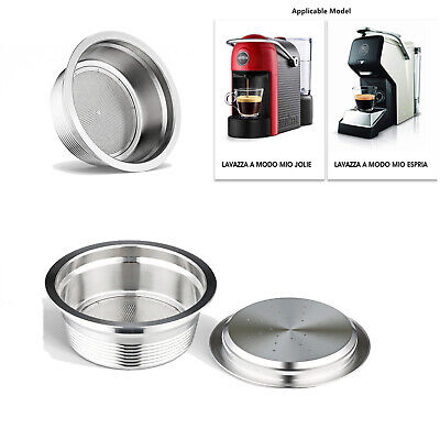 Cucchiaio Spazzola capsule ricaricabill Lavazza A Modo Mio Lavazza Blue riutilizzabill capsula filtro da caffe in Acciaio Inox Coffee Capsule 1 tazze Lavazza A Modo Mio 