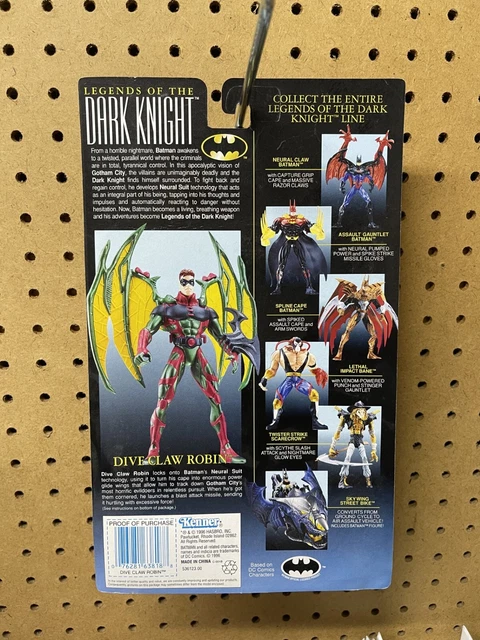 Kenner Batman Legends Of The Dark Knight Dive Claw Robin Action Figure 1996 New