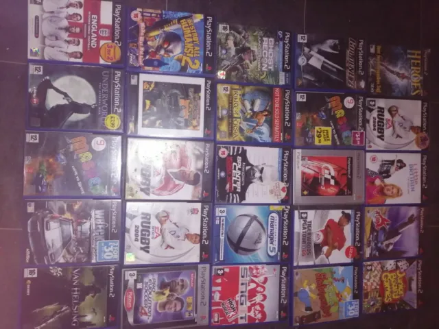 Huge Job Lot Ps2 Playstation 2 Games Wholesale Bundle