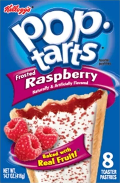 Kelloggs Poptarts Frosted Raspberry