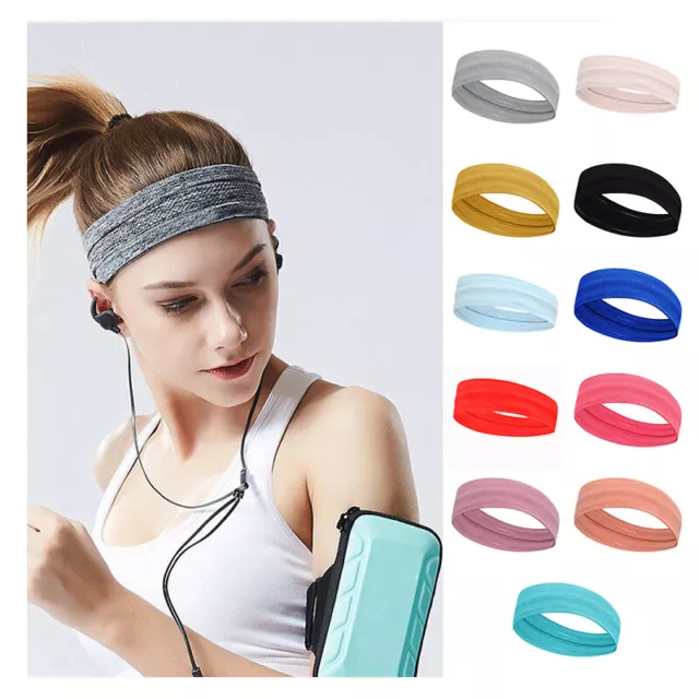 1PC Frauen Schweißband Stirnband Sport Yoga Rennen verhindern Schweißband