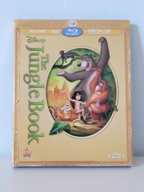 THE JUNGLE BOOK Blu-ray DVD 2-Disc Set Diamond Edition Disney $8.25 ...