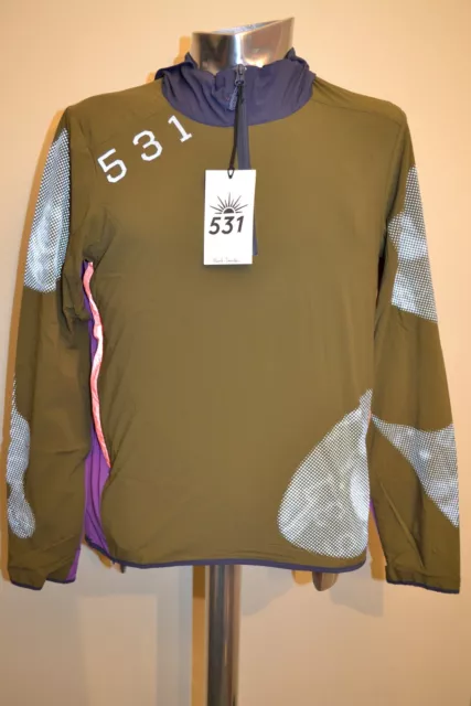 Paul Smith 531 Khaki Duschfest Fahrrad Kapuzenpullover Herren "S" Neu