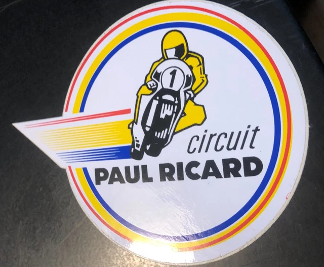 Autocollant Vintage – Circuit Paul Ricard 1977 – Moto Journal – Neuf