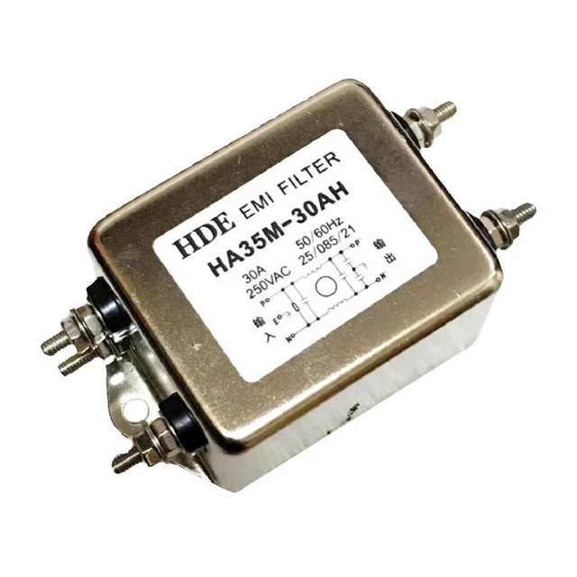 EMI RFI FILTER 250V 30A HA35M-30AH Suppressor Power Line Noise Filter £ ...