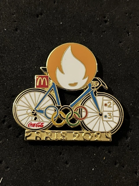 PIN'S VISA JEUX Olympiques Paris 2024 Avec La Tour Eiffel, Exclusif