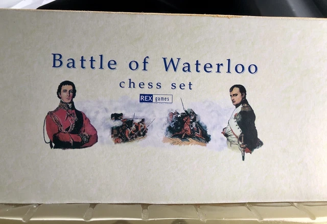 Battle Of Waterloo Vintage Chess Set - Rex Games Rex International Ltd London 2
