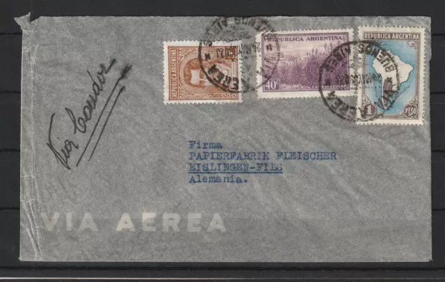 Argentinien Luftpost-Brief Buenos Aires nach Eislingen, 1939 #1091244