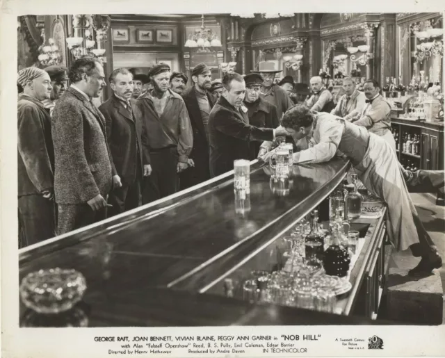 George Raft 'Nob Hill' (1945) 10 original 10 x 8 Film Stills / Lobby Cards