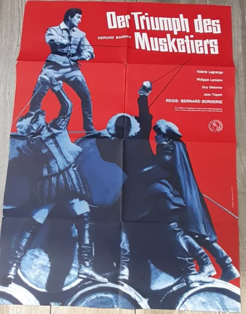 C4882/ Kinoplakat Der Triumph des Musketiers - Gerard Barray Movie Poster