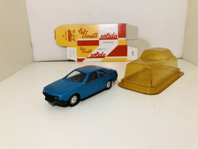 Voiture Miniature Renault Fuego 1980 Solido Hachette au 1/43