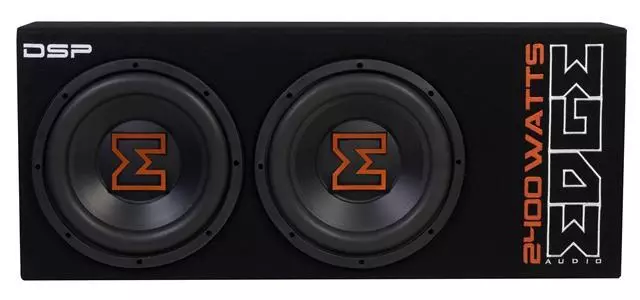 EDGE Twin Active DBX Series 12 inch 2400 watts Bass Sub Enclosure DSP with Amp