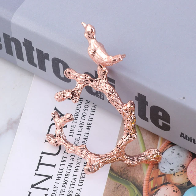 Anillos para servilletas de aleación pájaro soporte decorativo para servilletas hebillas