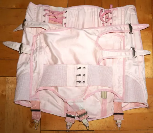Corsetto corsetto corsetto cinghie cinture all'anca vintage anni 1940/50 COT.