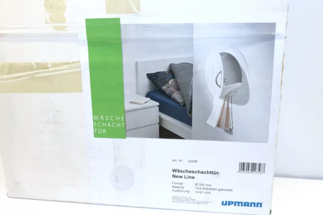 Porta pozzetto New Line acciaio inox tondo/rotondo sportello di revisione UPMANN 22358