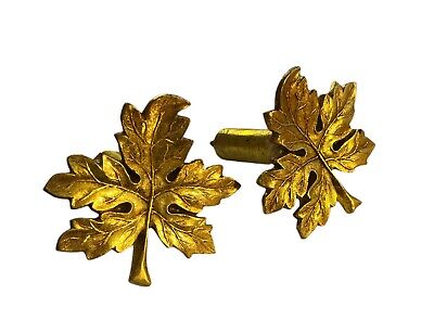 Gold Leaves Curtain Sconce Tie Backs