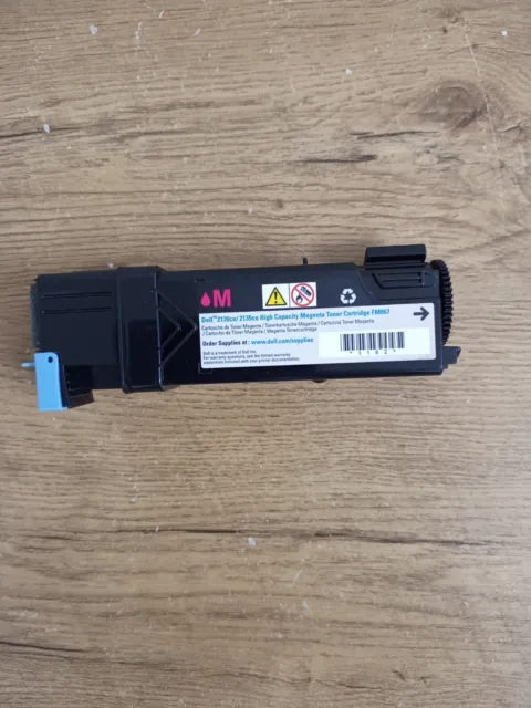 GENUINE DELL FM067 2130cn, 2135cn MAGENTA Toner Cartridge HIGH Capacity 100%