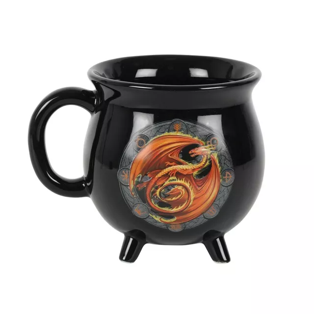 Hexenkessel Tasse Schale Deko Drache Drachen Beltane Farbwechsel Kaffeetasse Neu