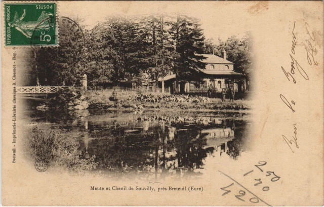 CPA Meute et Chenil de Souvilly pres BRETEUIL (160112)
