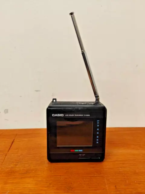 Vintage Casio LCD TV-600N Portable Television From the '90s, Colour Pocket  Television, Collectible Vintage Electronics Sold as Is. 
