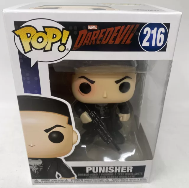 Daredevil FUNKO Pop 216 Punisher Figure 3 1/2in Frank Castle Series TV Marvel