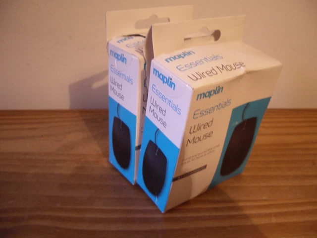 Maplin Essentials Wired Usb Mouse - Practical & Durable Mouse For Home Or Office