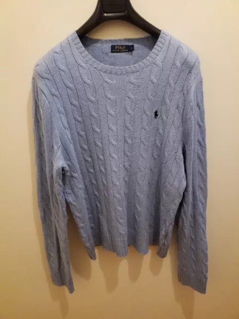 Mens Jumper Polo By Ralph Lauren Size Large