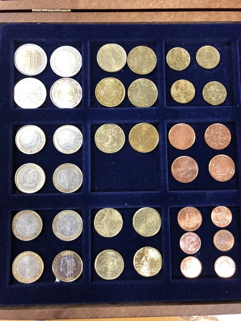 Euro Coins Collection 36 Pieces All from 1999