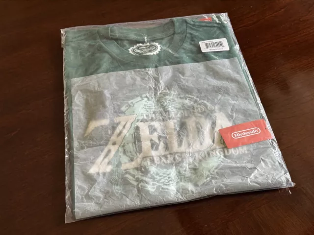 The Legend of Zelda Tears of the Kingdom Official Nintendo T SHIRT IN HAND LARGE