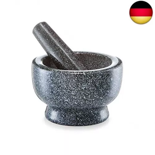 Zeller 24501 Mörser und Stößel Set, Granit, anthrazit