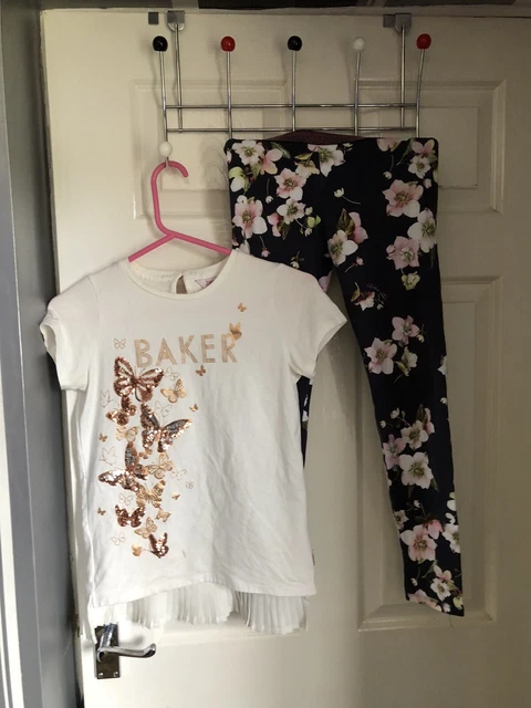 Stunning Girls Genuine Ted Baker Two Piece Top & Leggings Outfit Aged 12-13 Year